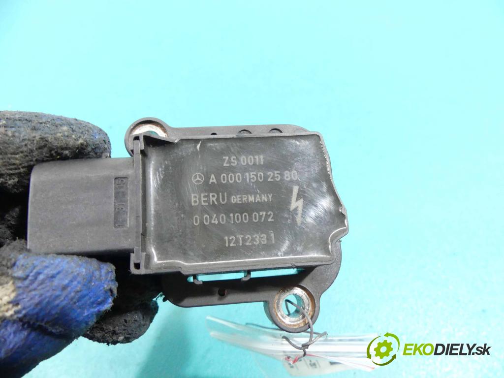 Mercedes SLK III R172 2011-2019 1.8b 184hp automatic 135 kW 1796 cm3 2- cievka zapaľovacia A0001502580 (Zapaľovacie cievky, moduly)