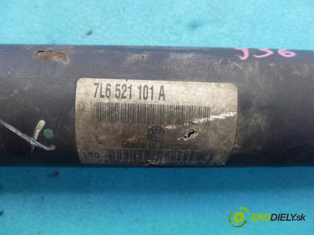 Vw Touareg 2002-2010 5.0 TDi V10 (AYH, GLD) 313 HP automatic 230 kW 4921 cm3 5- Hřídel: jízda: 7L6521101A (Kardaňové hriadele)