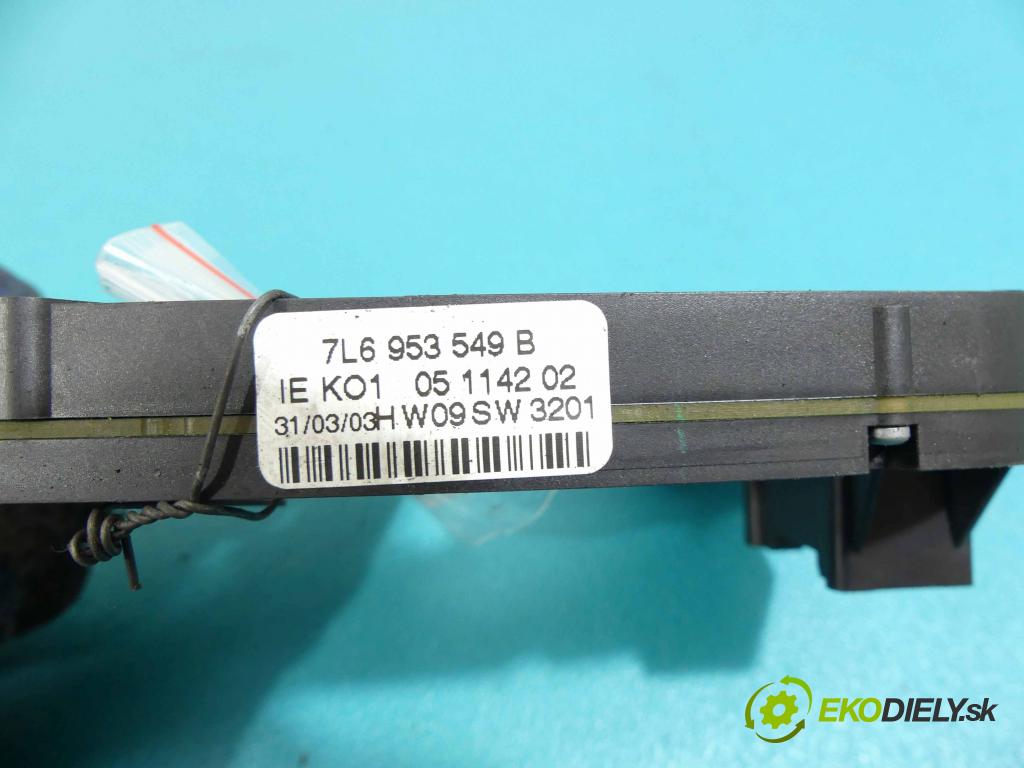 Vw Touareg 2002-2010 5.0 TDi V10 (AYH, GLD) 313 HP automatic 230 kW 4921 cm3 5- modul riadiaca jednotka 7L6953549B (Ostatné)