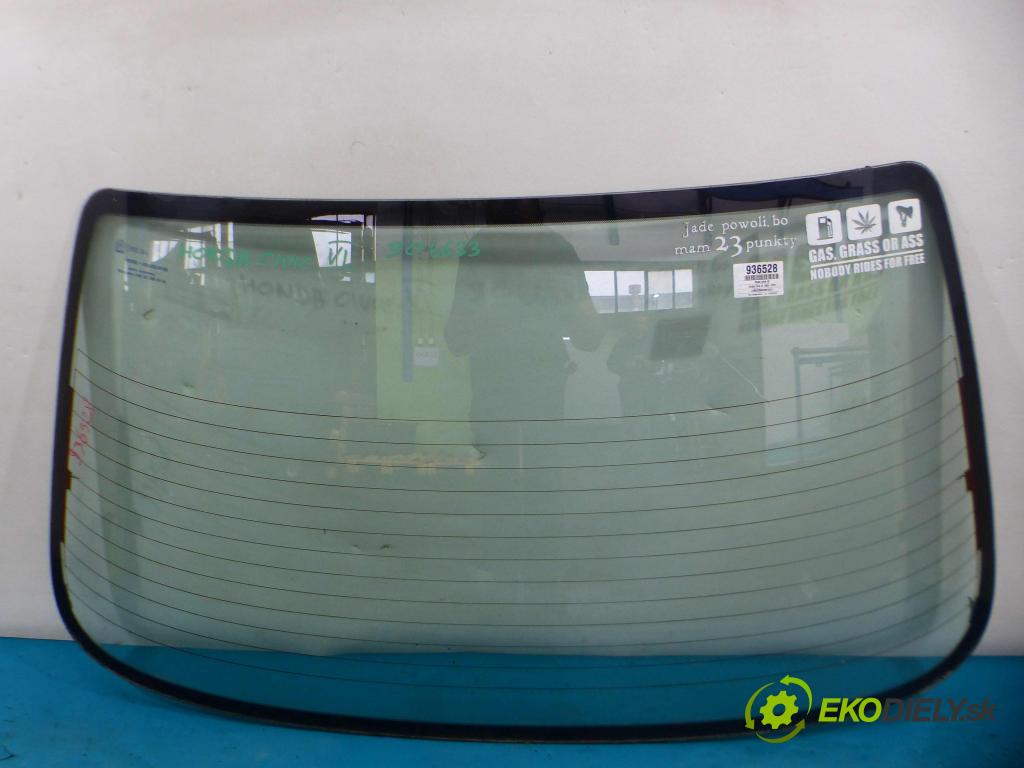 Honda Civic VI 1995-2001 1.5 16v (D15Z6) 114 hp manual 84 kW 1493 cm3 4- sklo zadní  (Okna zadní)