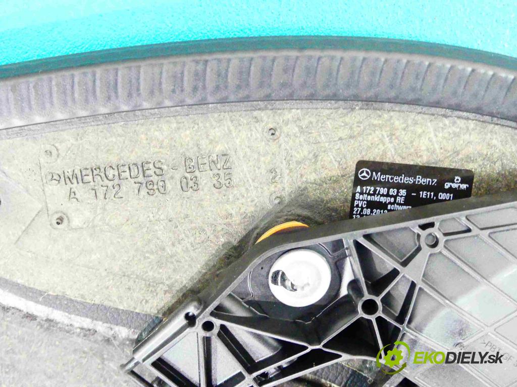 Mercedes SLK III R172 2011-2019 1.8 CGI 184hp automatic 135 kW 1796 cm3 2- zadná A1727900035 (Pláta zadné)
