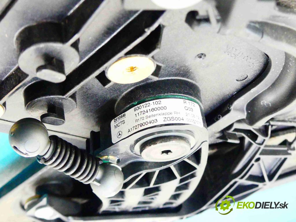 Mercedes SLK III R172 2011-2019 1.8 CGI 184hp automatic 135 kW 1796 cm3 2- zadná A1727900035 (Pláta zadné)