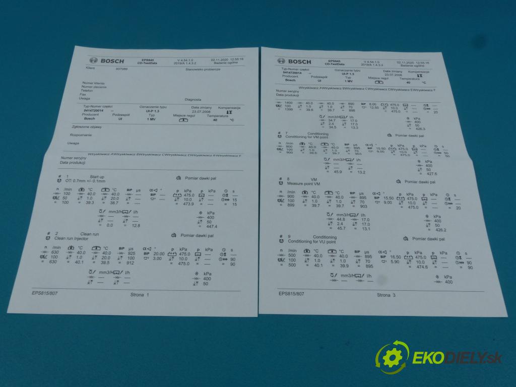 Vw Sharan I 1995-2010 1.9 tdi 90 HP manual 66 kW 1896 cm3 5- vstrekovacie čerpadlo 0414720014 (Vstrekovače)
