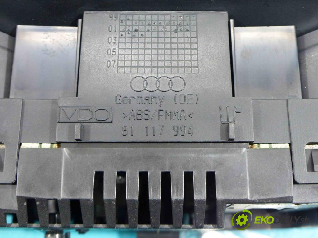Audi A2 1.6 FSI GCD) 110 HP manual 81 kW 1598 cm3 5- prístrojovka/ budíky 110080192/011 (Prístrojové dosky, displeje)