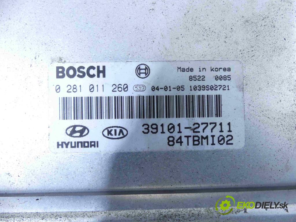 Hyundai Getz 1.5 crdi 82 HP manual 60 kW 1493 cm3 3- Jednotka riadiaca 0281011260