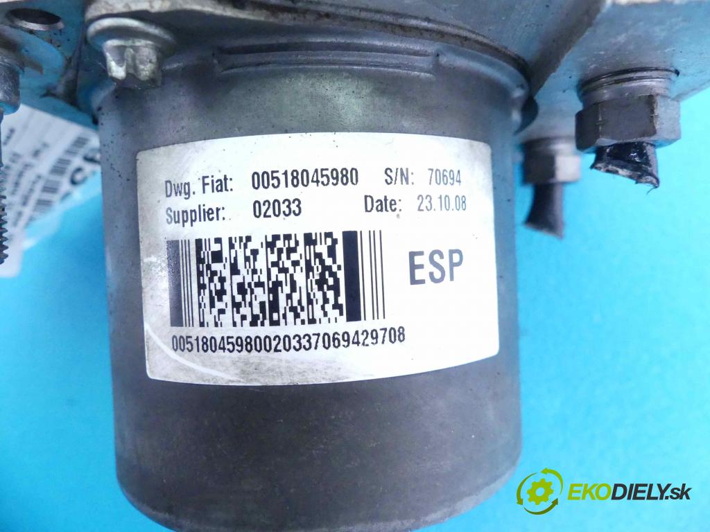 Fiat Ducato III 2006-2014 3.0 jtd 157Hp manual 115,5 kW 2999 cm3 5- čerpadlo abs 0265950815 (Pumpy ABS)