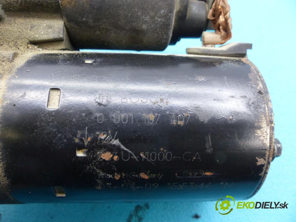 Mazda 2 I 2003-2007 1.2 16v 75 HP manual 55 kW 1242 cm3 5- štartér 0001107407 (Štartéry)