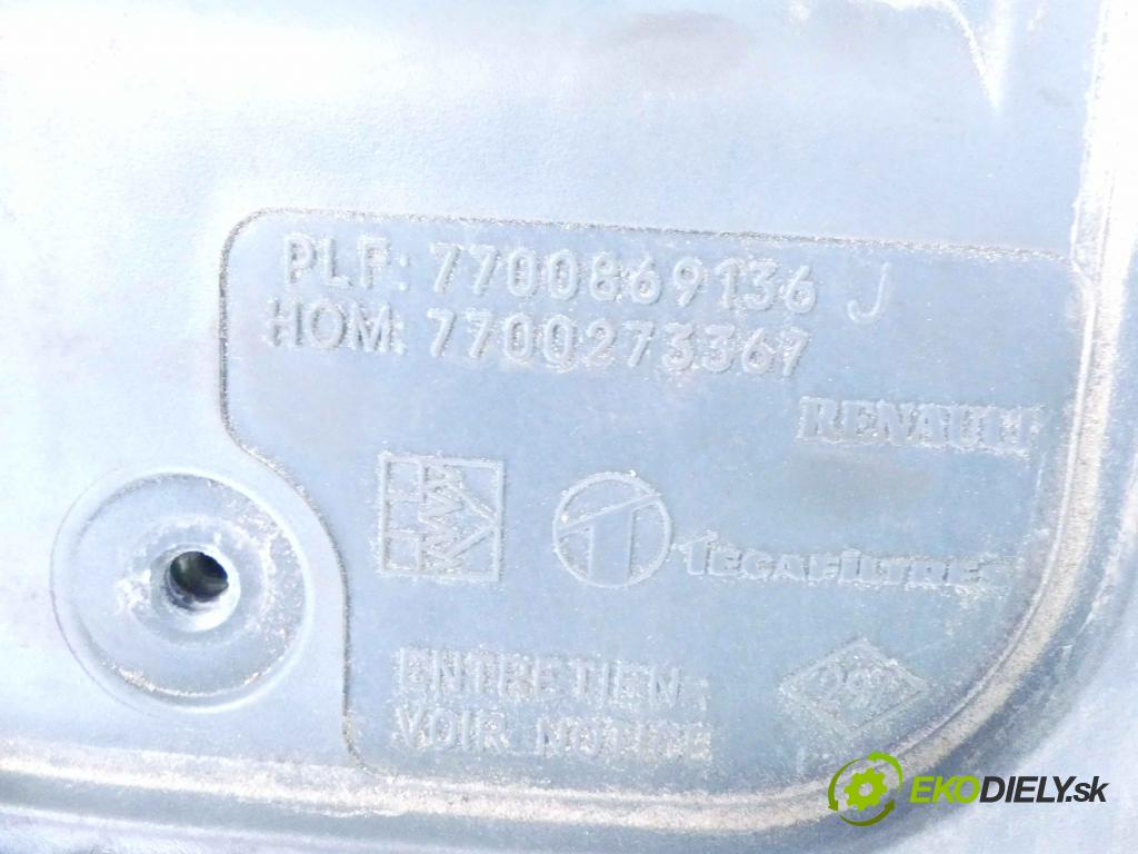 Renault Clio II 1998-2012 1.4 8v 75 hp manual 55 kW 1390 cm3 5- obal filtra vzduchu 7700869136J (Kryty filtrů)