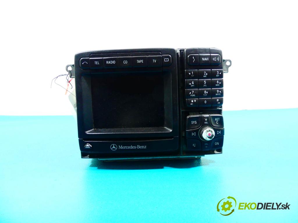 Mercedes S W220 1998-2005 3.2 R6 CDi (613960) 197KM automatic 145 kW 3222 cm3 4- Radio A2208204889 (Audio zariadenia)