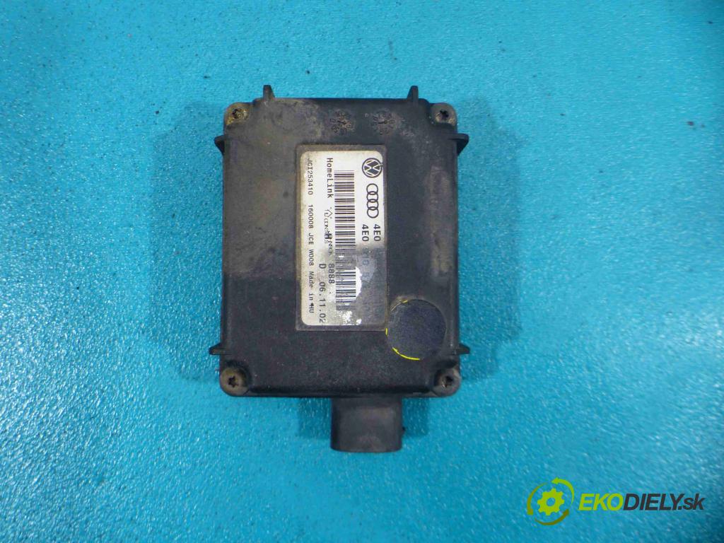 Audi A8 D3 2002-2009 4.2 V8 (BFM, GNU) 334HP automatic 246 kW 4172 cm3 4- modul riadiaca jednotka 4E0910511 (Ostatné)