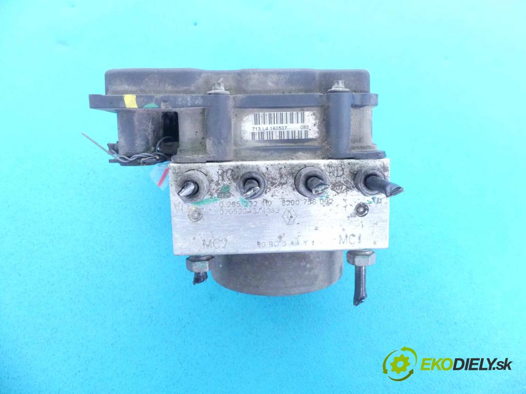 Dacia Logan 1.4 75 HP manual 55 kW 1390 cm3 4- čerpadlo abs 0265232110 (Pumpy ABS)