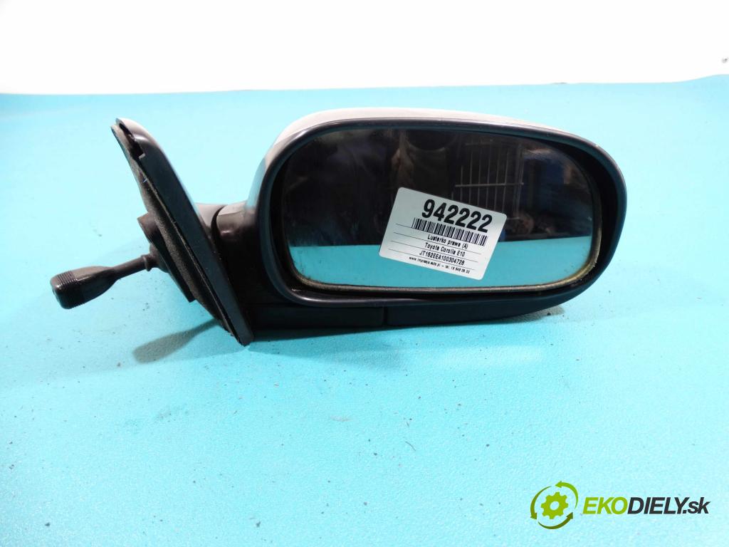 Toyota Corolla E10 1,4.0 16v 75 HP manual 55 kW 1332 cm3 3- zrkadlo pravé  (Ostatné)