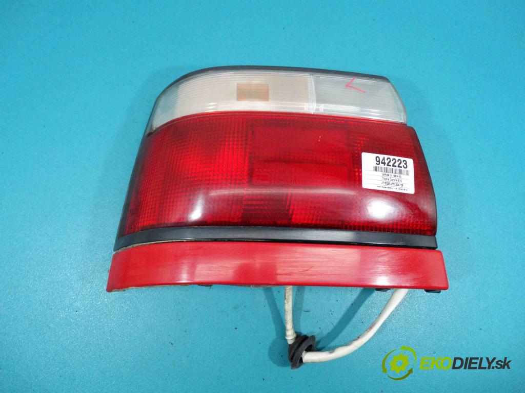 Toyota Corolla E10 1,4.0 16v 75 HP manual 55 kW 1332 cm3 3- svetlo / reflektor zadné ľavé  (Ostatné)