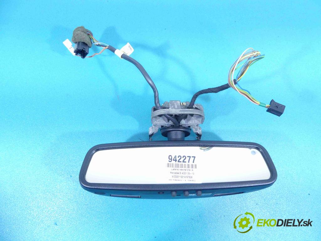 Mercedes S W221 05-13 3.0 cdi 235 hp automatic 173 kW 2987 cm3 4- zpětné zrcátko vnitřní E11026013 (Světla vnitřní)