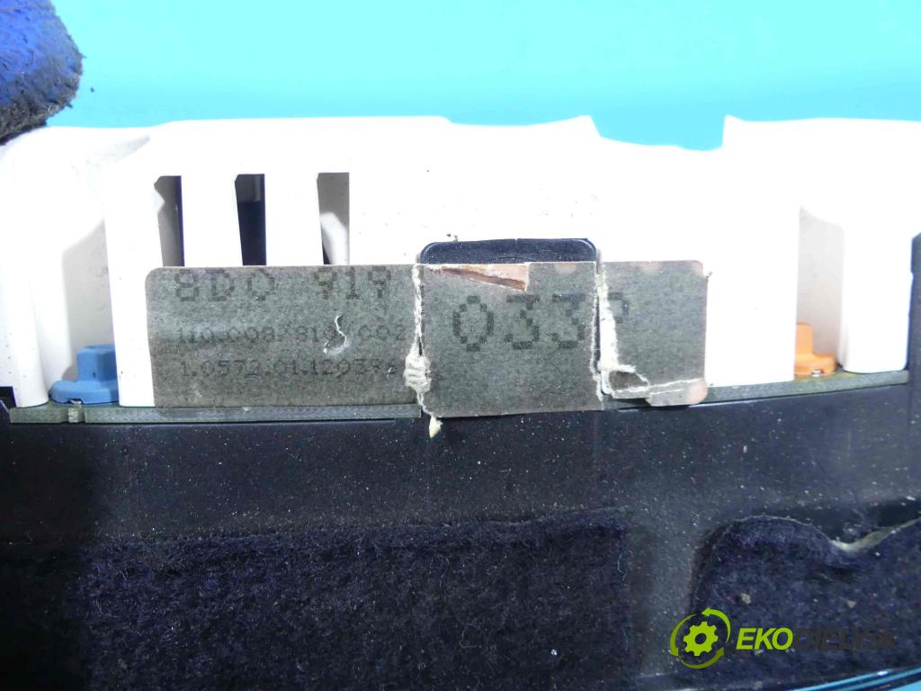Audi A4 B5 1994-2001 1.8 20v 125 HP manual 92 kW 1781 cm3 4- prístrojovka/ budíky 8D0919033P (Prístrojové dosky, displeje)