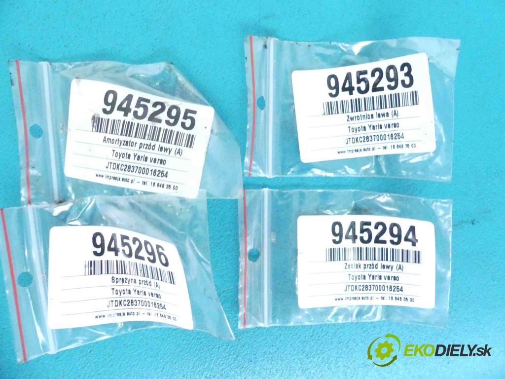 Toyota Yaris verso 1.4 D4D 75 HP manual 55 kW 1364 cm3 5- pružina predné  (Ostatné)