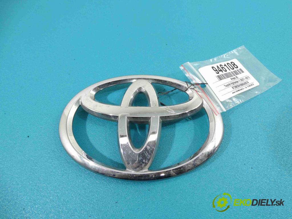 Toyota Highlander II 2007-2013 3.5 V6 273KM: automatic 201 kW 3456 cm3 5- mřížka 90975-A2002