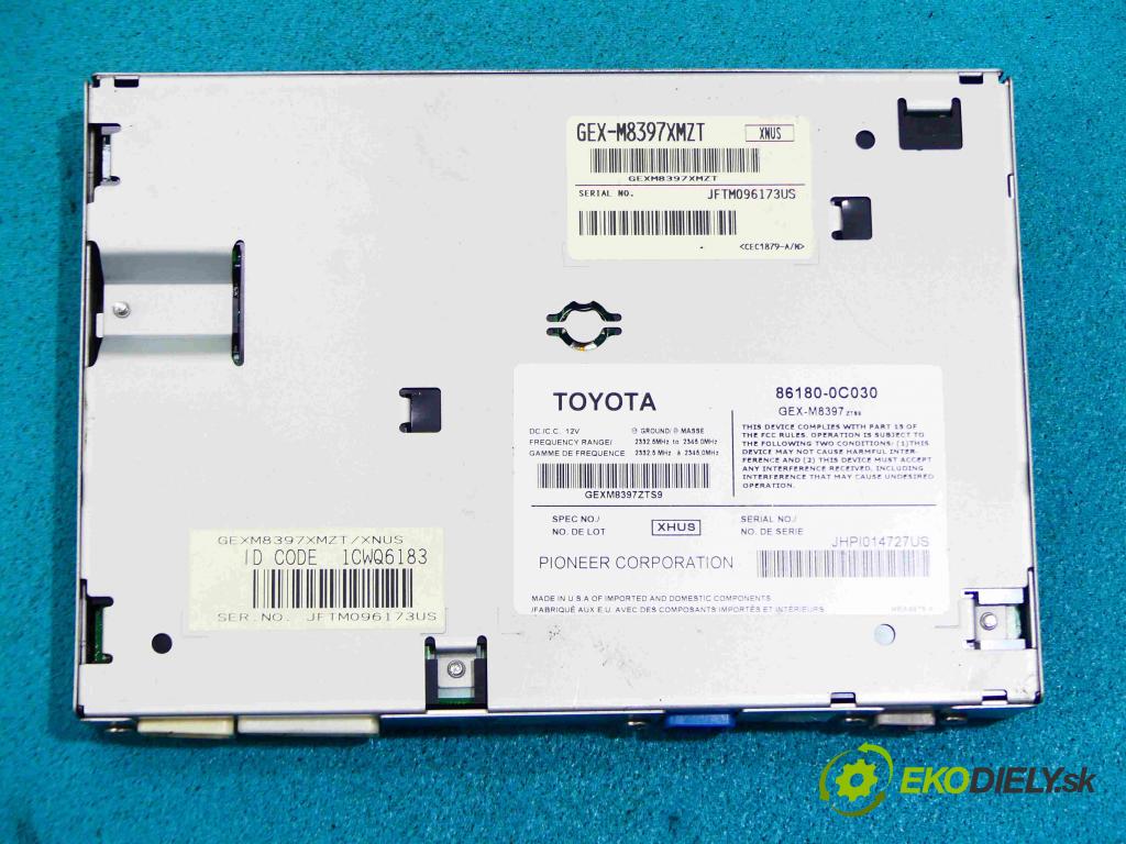 Toyota Highlander II 2007-2013 3.5 V6 273KM: automatic 201 kW 3456 cm3 5- modul riadiaca jednotka 86180-0C030 (Ostatné)