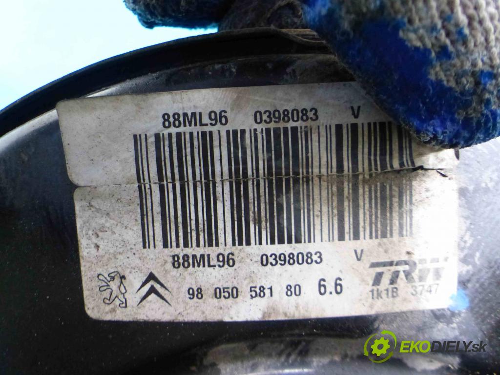 Citroen C-Elysee II 2012- 1.6 16v 116 HP manual 85 kW 1587 cm3 4- servo brzdové 9805058180