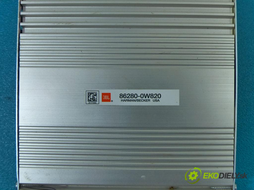 Toyota Highlander II 2007-2013 3.5 V6 273KM: automatic 201 kW 3456 cm3 5- Zesilovač: 86280-0W820 (Zosilňovače)