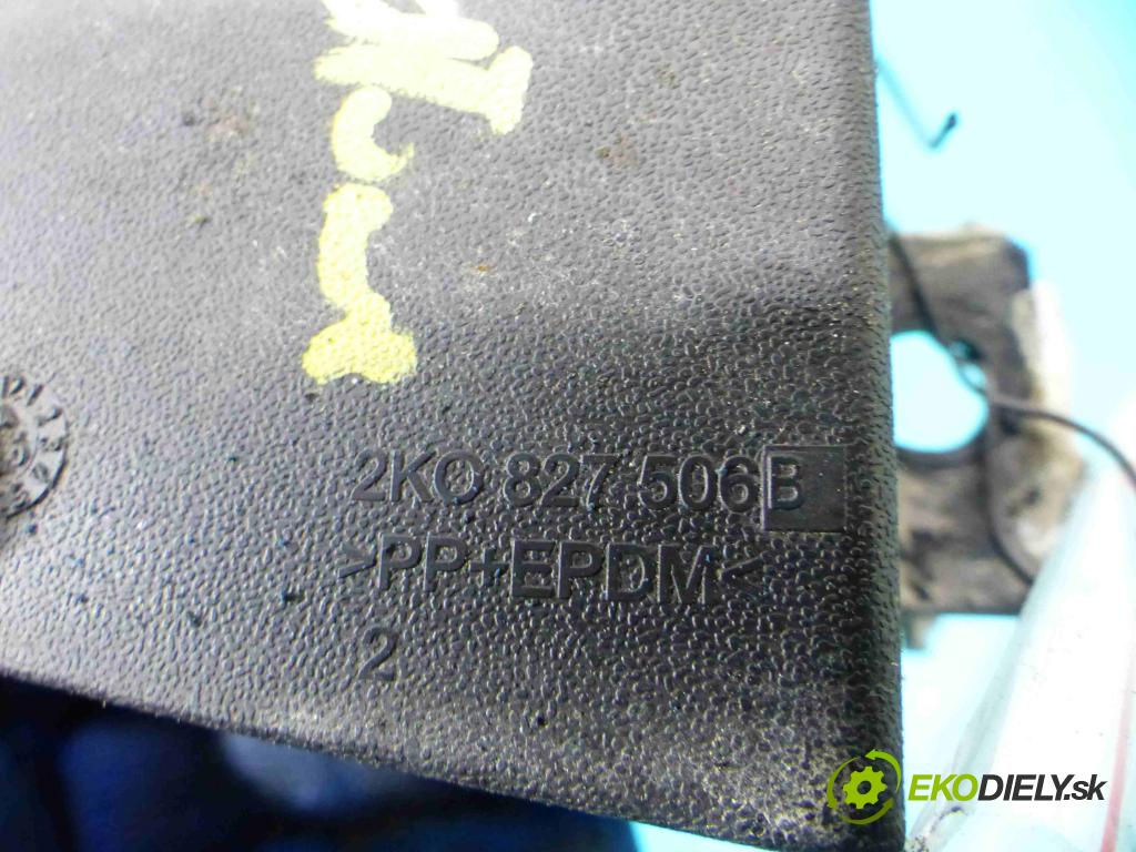 Vw Caddy III 2K 2003- 1.9 tdi 105 hp manual 77 kW 1896 cm3 5- zámek zadní pravý 2K0827506B
