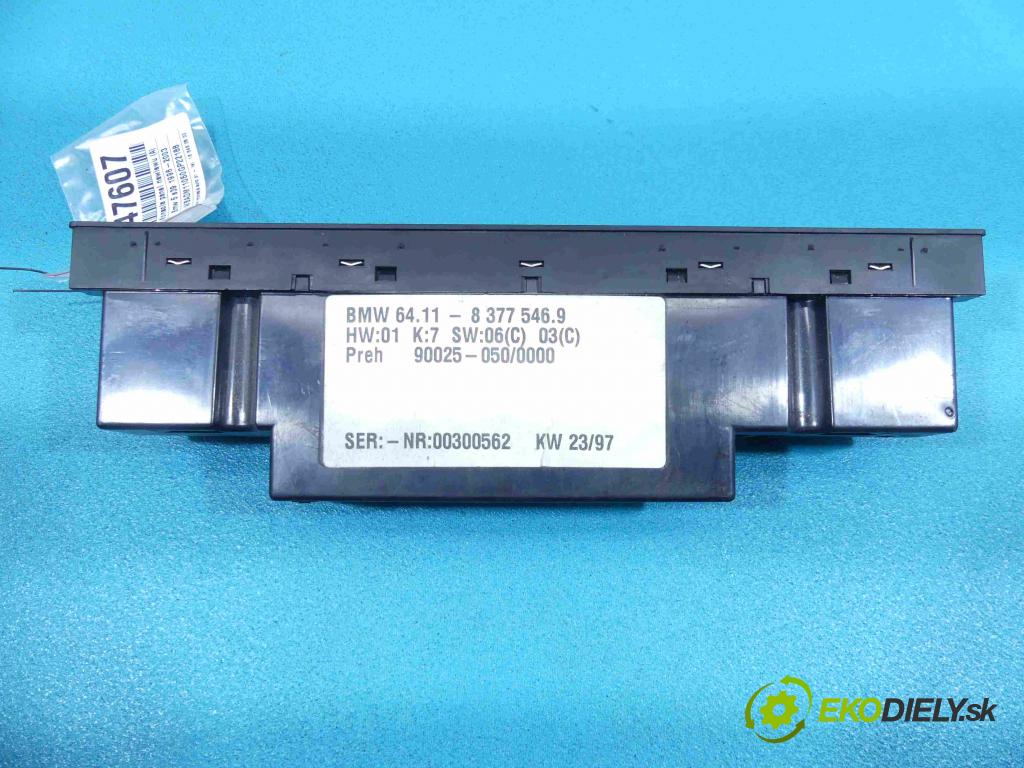 Bmw 5 e39 1996-2003 2.0 24V R6 150 HP manual 110 kW 1991 cm3 4- panel kúrenia 83775469