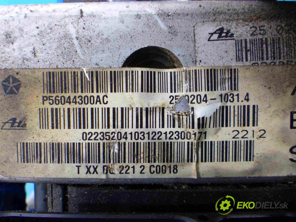 Jeep Grand Cherokee WJ 1998-2004 2.7 crd: 163 HP automatic 120 kW 2685 cm3 5- čerpadlo abs 250946-02393 (Pumpy ABS)