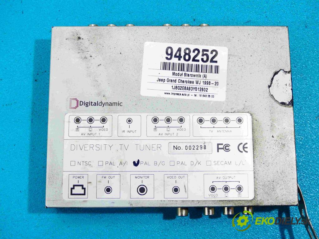 Jeep Grand Cherokee WJ 1998-2004 2.7 crd: 163 HP automatic 120 kW 2685 cm3 5- Zesilovač: 002298 (Zosilňovače)