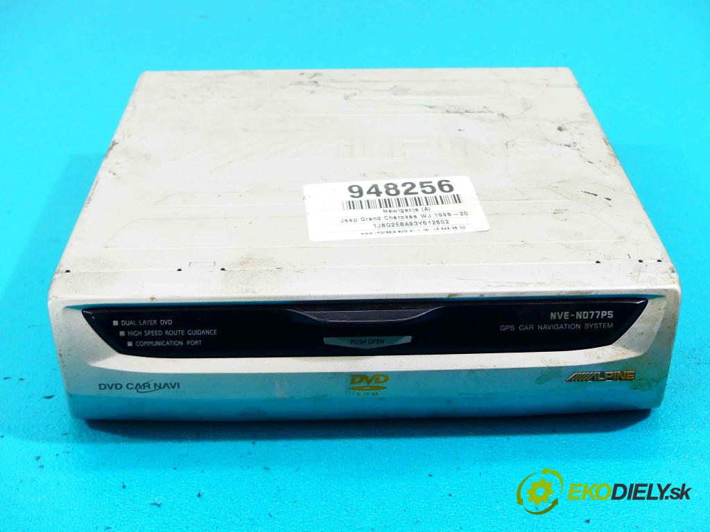 Jeep Grand Cherokee WJ 1998-2004 2.7 crd: 163 HP automatic 120 kW 2685 cm3 5- Navigácia: NVE-N077PS (GPS navigácie)