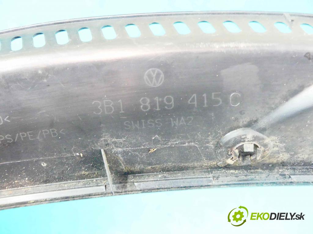 Vw Passat B5 1995-2005 1.9 TDI 110 hp manual 81 kW 1896 cm3 5- torpédo 3B1819415C (Torpéda)