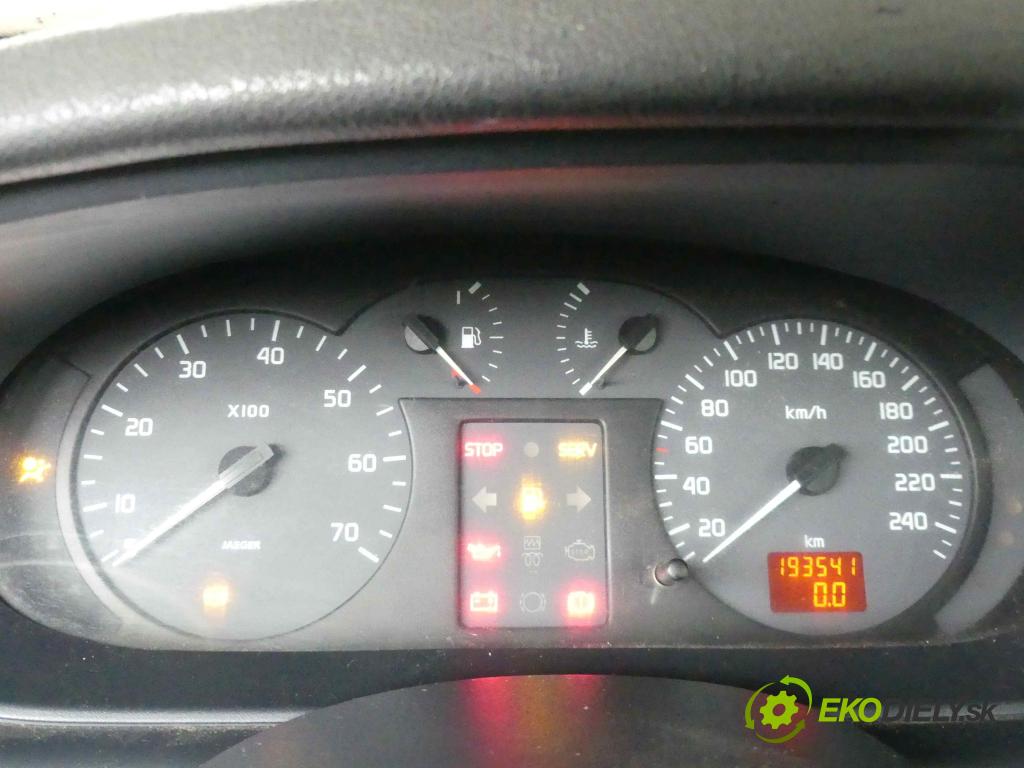 Renault Megane I 1995-2003 1.4 16v 95 HP manual 70 kW 1390 cm3 5- prístrojovka/ budíky 7700427896C (Prístrojové dosky, displeje)