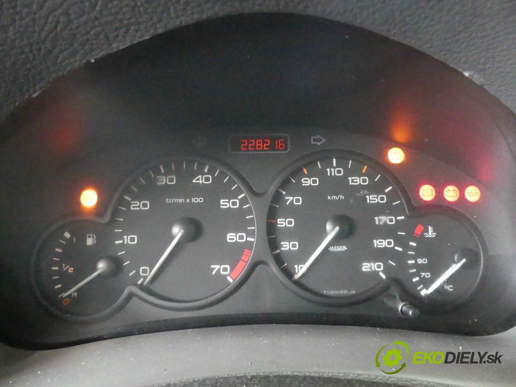 Peugeot 206 1.1 60 HP manual 44 kW 1124 cm3 3- prístrojovka/ budíky 9634961180 (Prístrojové dosky, displeje)