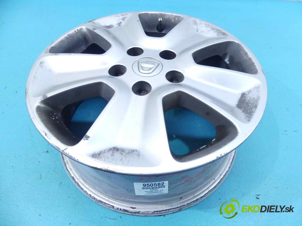 Dacia Duster I 2010-2018 1.6 16v 105 hp manual 77 kW 1598 cm3 5- hlinikové disky