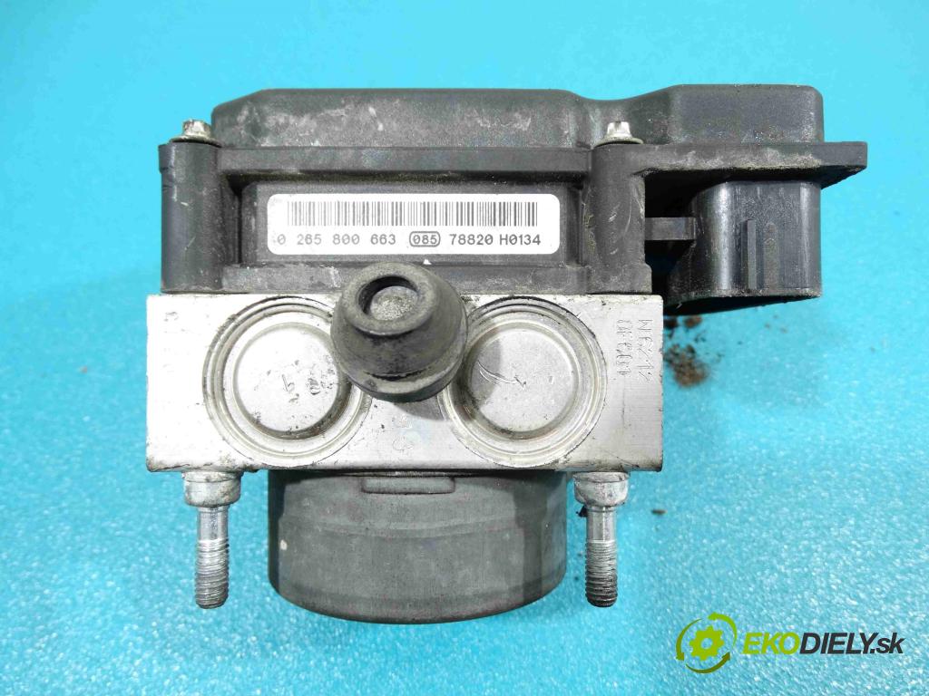Fiat Linea 1.4 TB 120 HP manual 88 kW 1368 cm3 4- čerpadlo abs 0265231999 (Pumpy ABS)