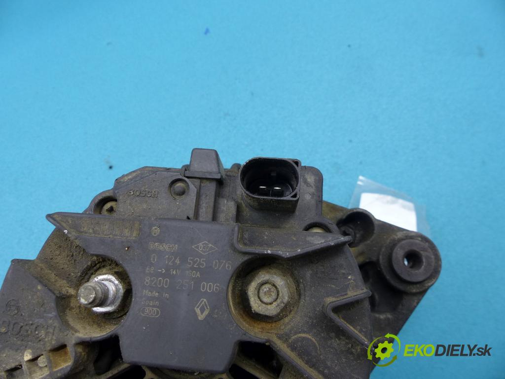 Skoda Octavia I 1996-2010 1.9 tdi 110 HP manual 81 kW 1896 cm3 5- Alternator 0124525076 (Alternátory)