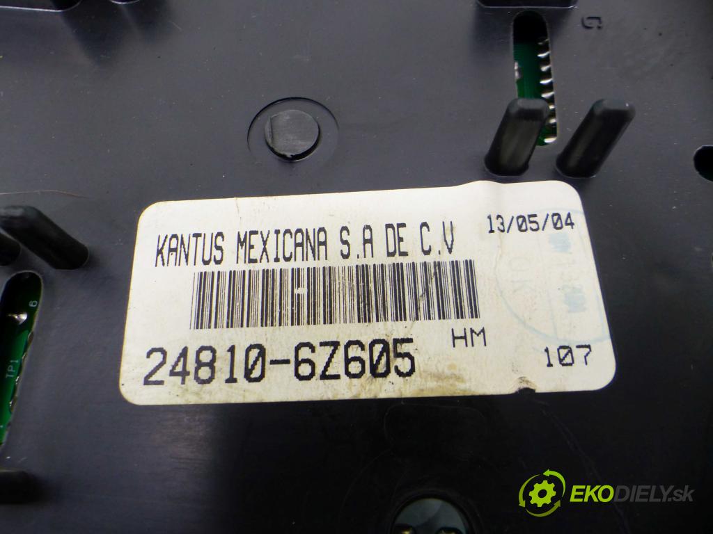 Nissan Sentra B15 00-06 1.8 16v 126 HP automatic 93 kW 1769 cm3 4- prístrojovka/ budíky 24810-6Z605 (Prístrojové dosky, displeje)