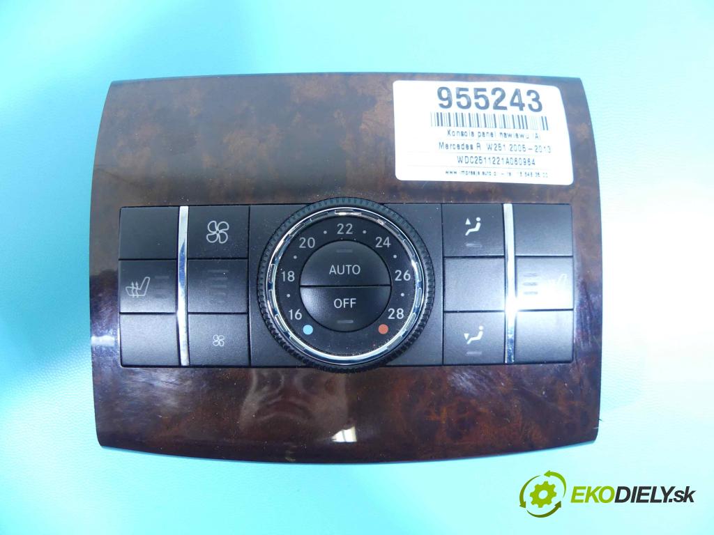 Mercedes R W251 2005-2013 3.0 CDI V6 224hp automatic 165 kW 2987 cm3 5- panel kúrenia A1648700289