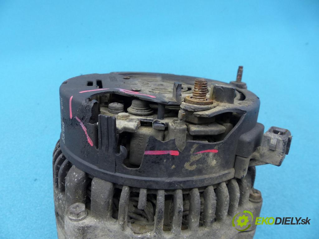 Vw Caddy II 9K 1996-2004 1.9 sdi 64 HP manual 47 kW 1896 cm3 5- Alternator 0123505011 (Alternátory)