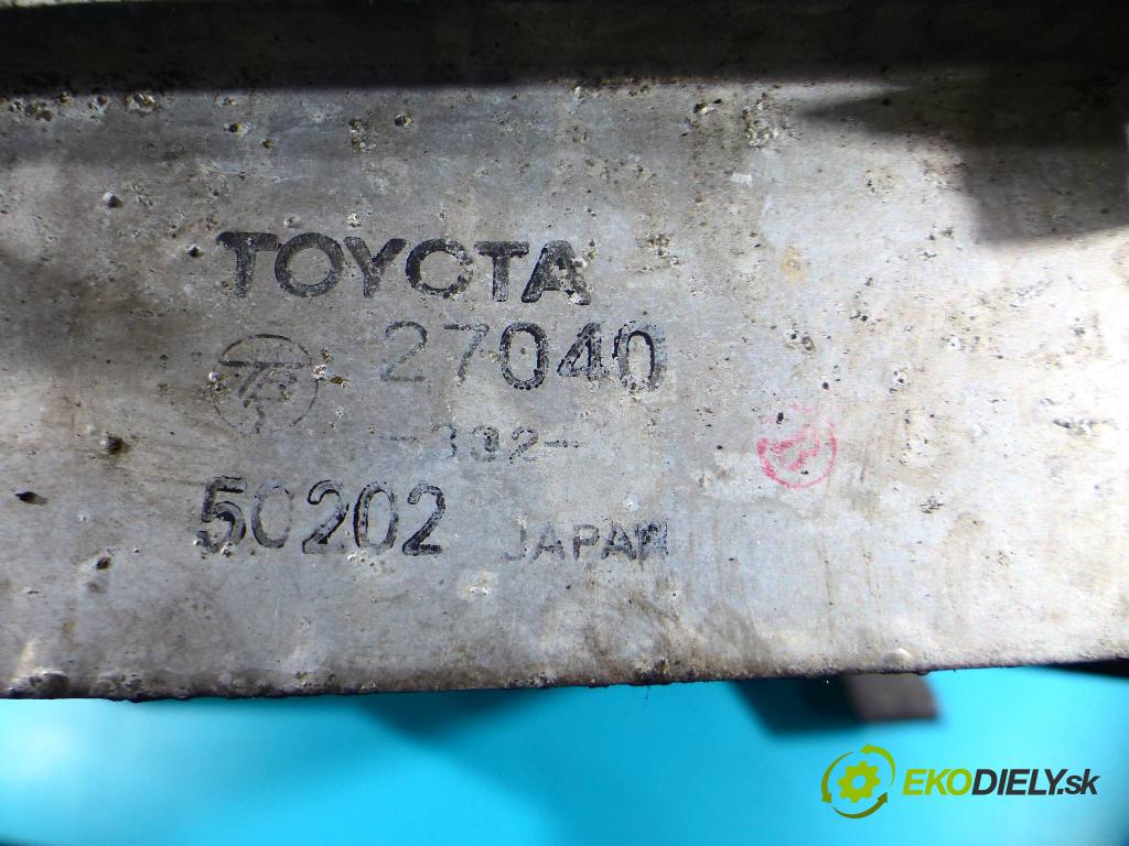 Toyota Rav4 II 2000-2005 2.0 D4D 116 hp manual 85 kW 1995 cm3 5- Intercooler 27040-50202 (Chladiče nasávaného vzduchu (intercoolery))