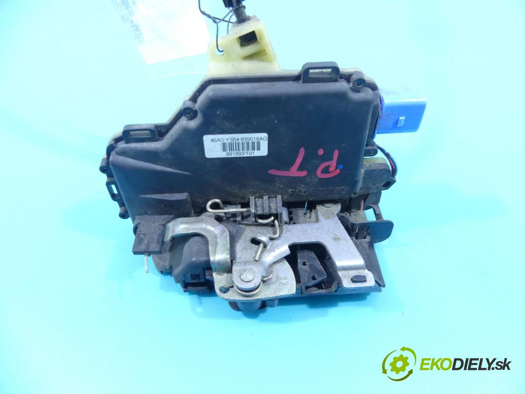 Seat Ibiza III 6L 2002-2008 1.4 16v 86 HP manual 63 kW 1390 cm3 5- zámok zadné pravý 839016AG