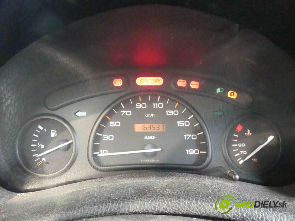 Peugeot 206 1.1 60 HP manual 44 kW 1124 cm3 5- prístrojovka/ budíky 9634960980 (Prístrojové dosky, displeje)