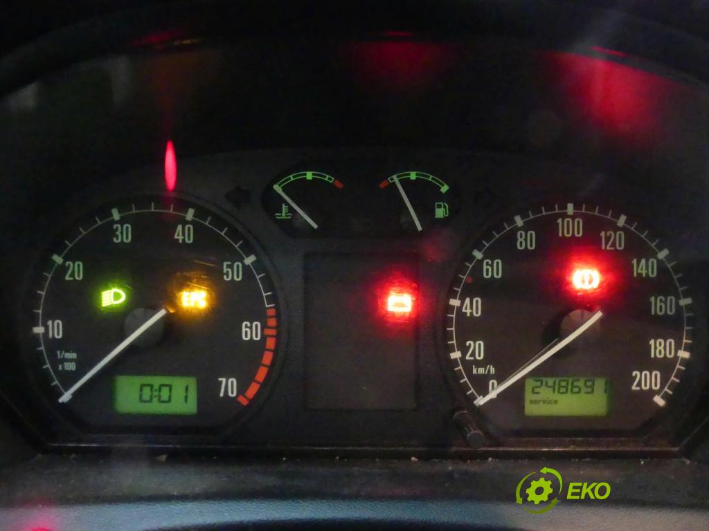 Skoda Fabia I 1999-2007 1.4 mpi 68 HP manual 50 kW 1397 cm3 4- prístrojovka/ budíky 6Y1919860C (Prístrojové dosky, displeje)