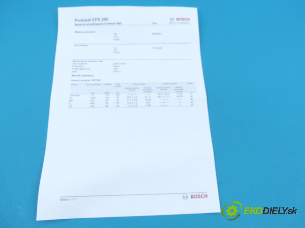 Peugeot 206 1.4 hdi 68 HP manual 50 kW 1399 cm3 3- vstrek 0445110075 (Vstrekovače)