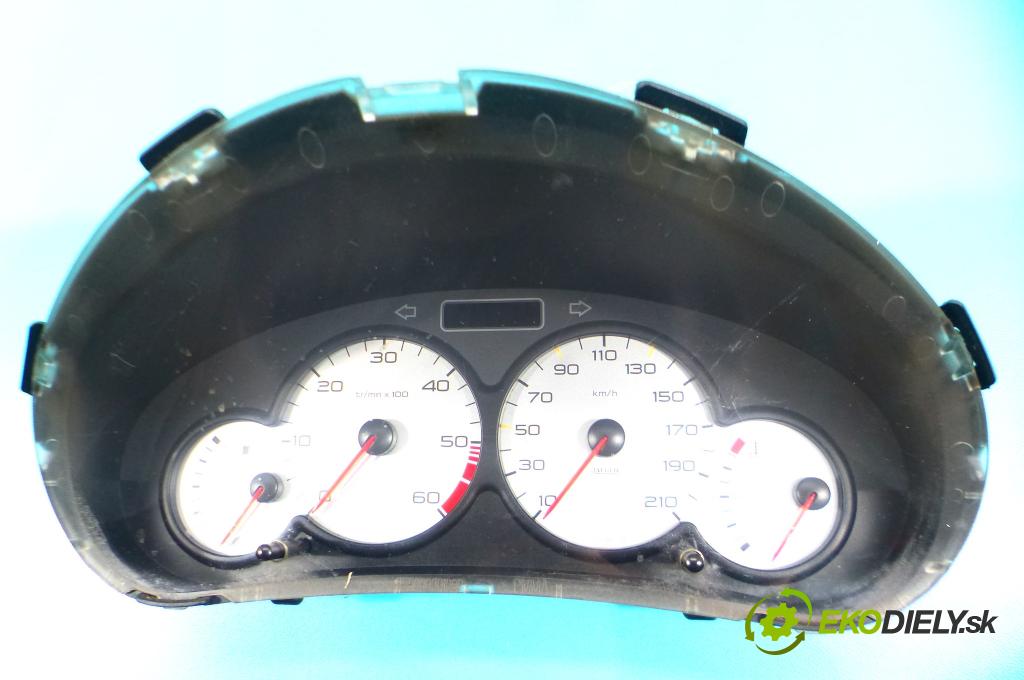 Peugeot 206 1.4 hdi 68 HP manual 50 kW 1399 cm3 3- prístrojovka/ budíky 9645096380 (Prístrojové dosky, displeje)