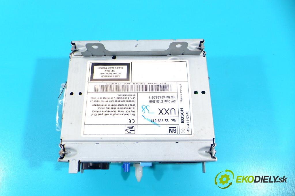 Opel Astra IV 2009-2015 1,3.0 cdti 95 HP manual 70 kW 1248 cm3 5- Radio 7612034258 (Audio zariadenia)