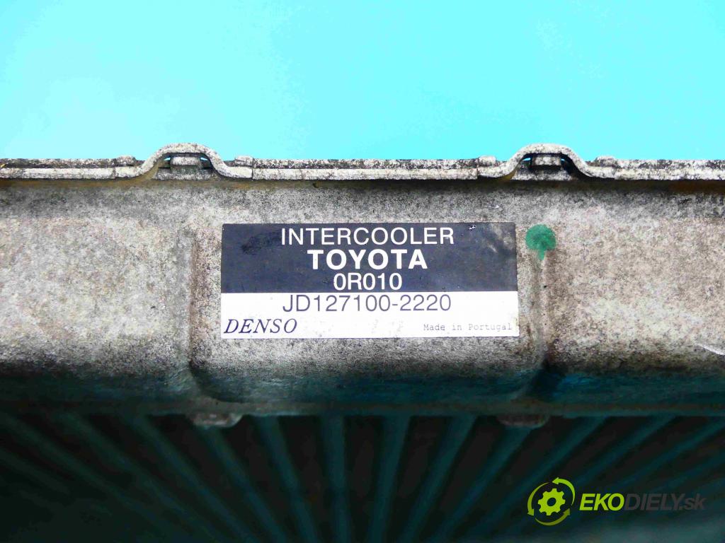 Toyota Avensis II T25 2003-2008 2.2 D4D 150 HP manual 110 kW 2231 cm3 4- Intercooler 127100-2220 (Intercoolery (chladiče nasávaného vzduchu))