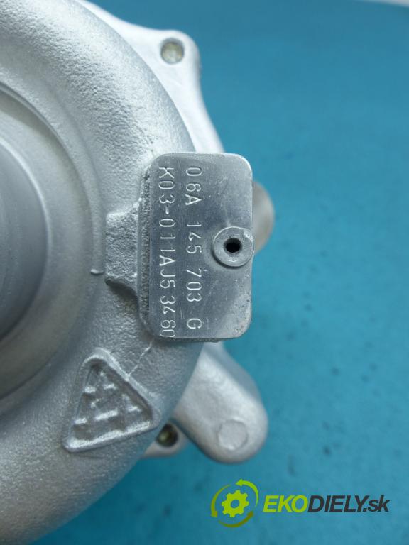 Audi A3 8L 1996-2003 1.8 T 150 HP manual 110 kW 1781 cm3 3- turbodúchadlo, turbo 5303-988-0011 (Turbodúchadlá (kompletné))