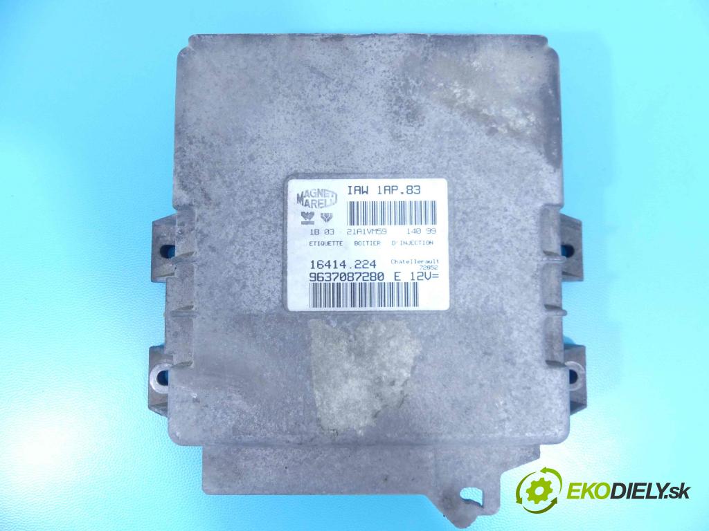 Peugeot 206 1.1 60 HP manual 44 kW 1124 cm3 5- Jednotka riadiaca 9637087280E
