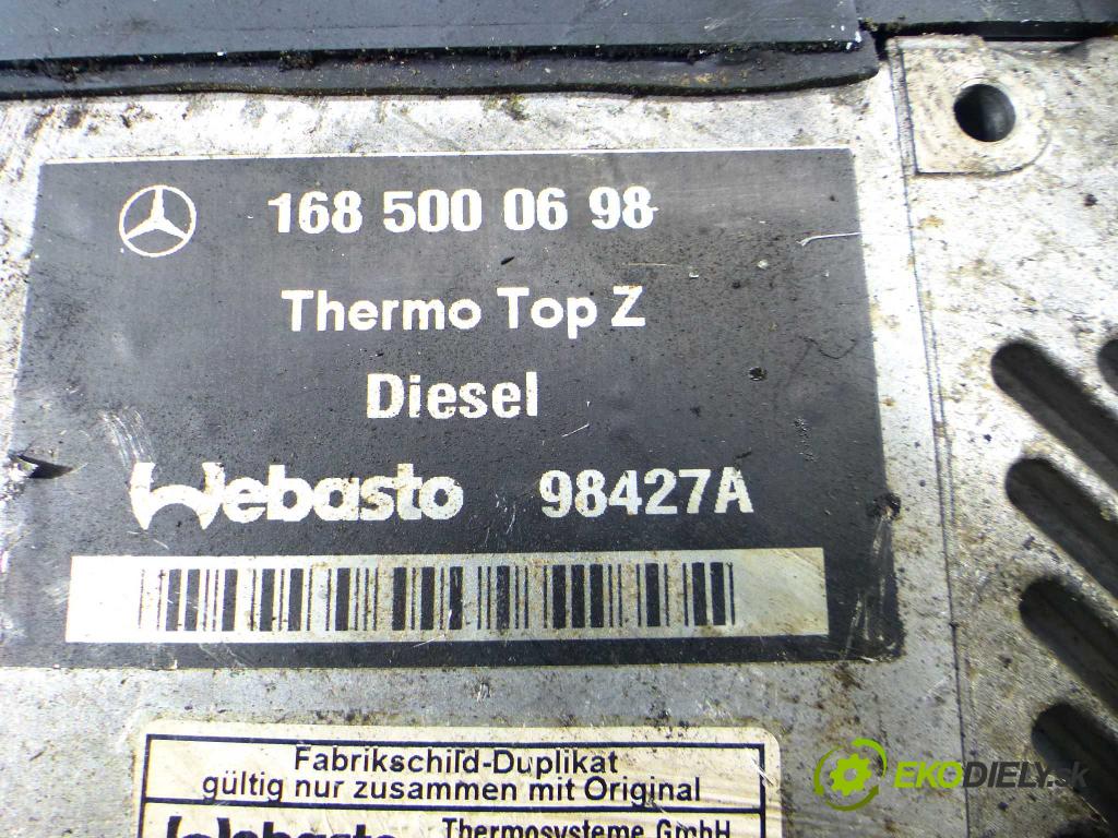Mercedes A W168 1997-2004 1.7 cdi 90 hp manual 66 kW 1689 cm3 5- Webasto 1685000698 (Webasto ohřívače)