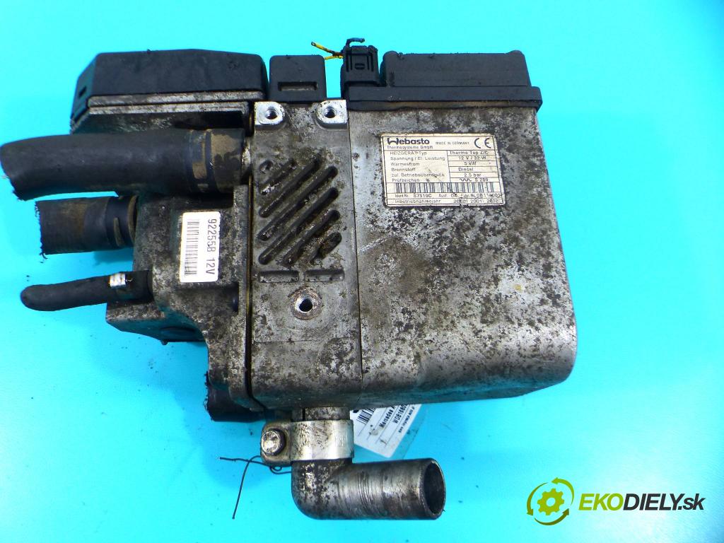 Mercedes A W168 1997-2004 1.7 cdi 90 hp manual 66 kW 1689 cm3 5- Webasto 1685000698 (Webasto ohřívače)